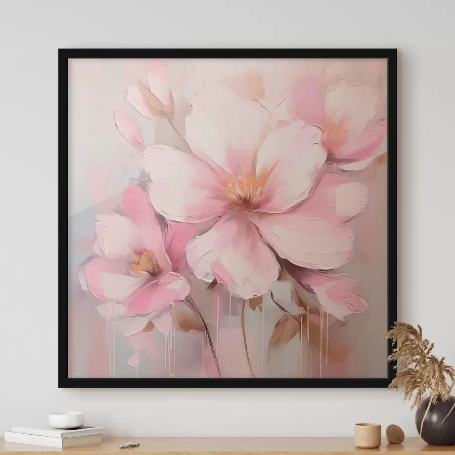 fototapet Flori înfloritoare pictura imitație f44640