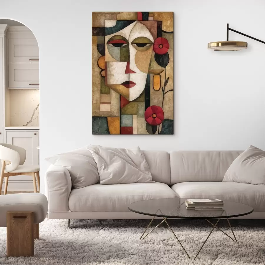 Tablouri Față feminină, cubism s44619