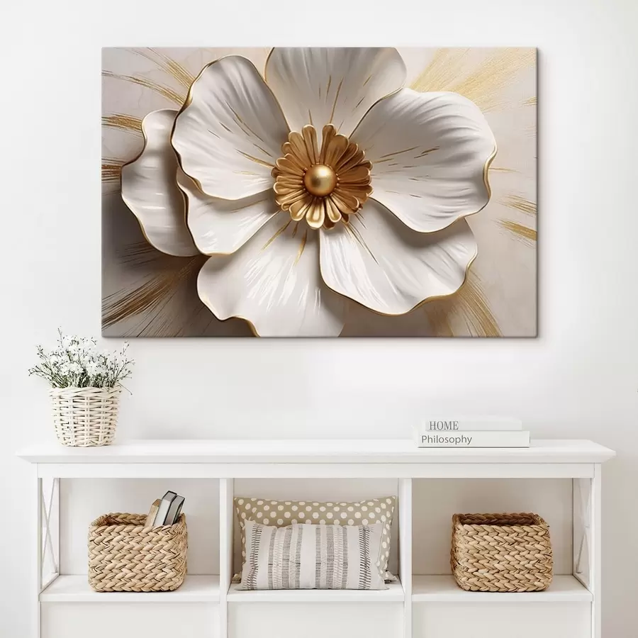 Tablouri Floare cu petale volumetrice s44631