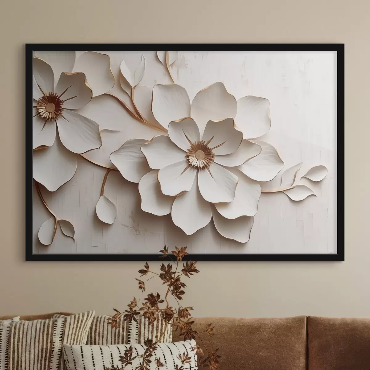 Poster Floare cu petale volumetrice f44630