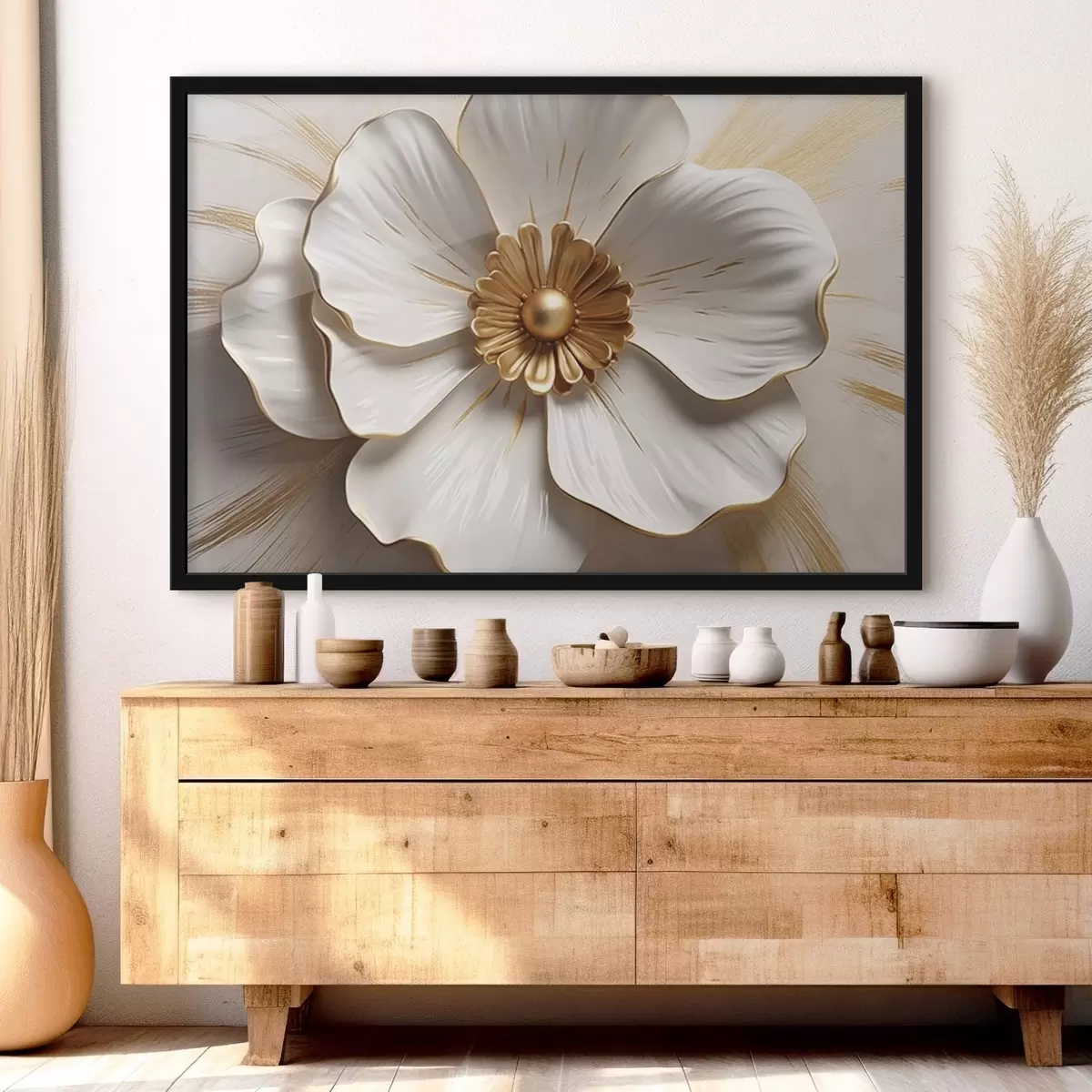 Poster Floare cu petale volumetrice f44631