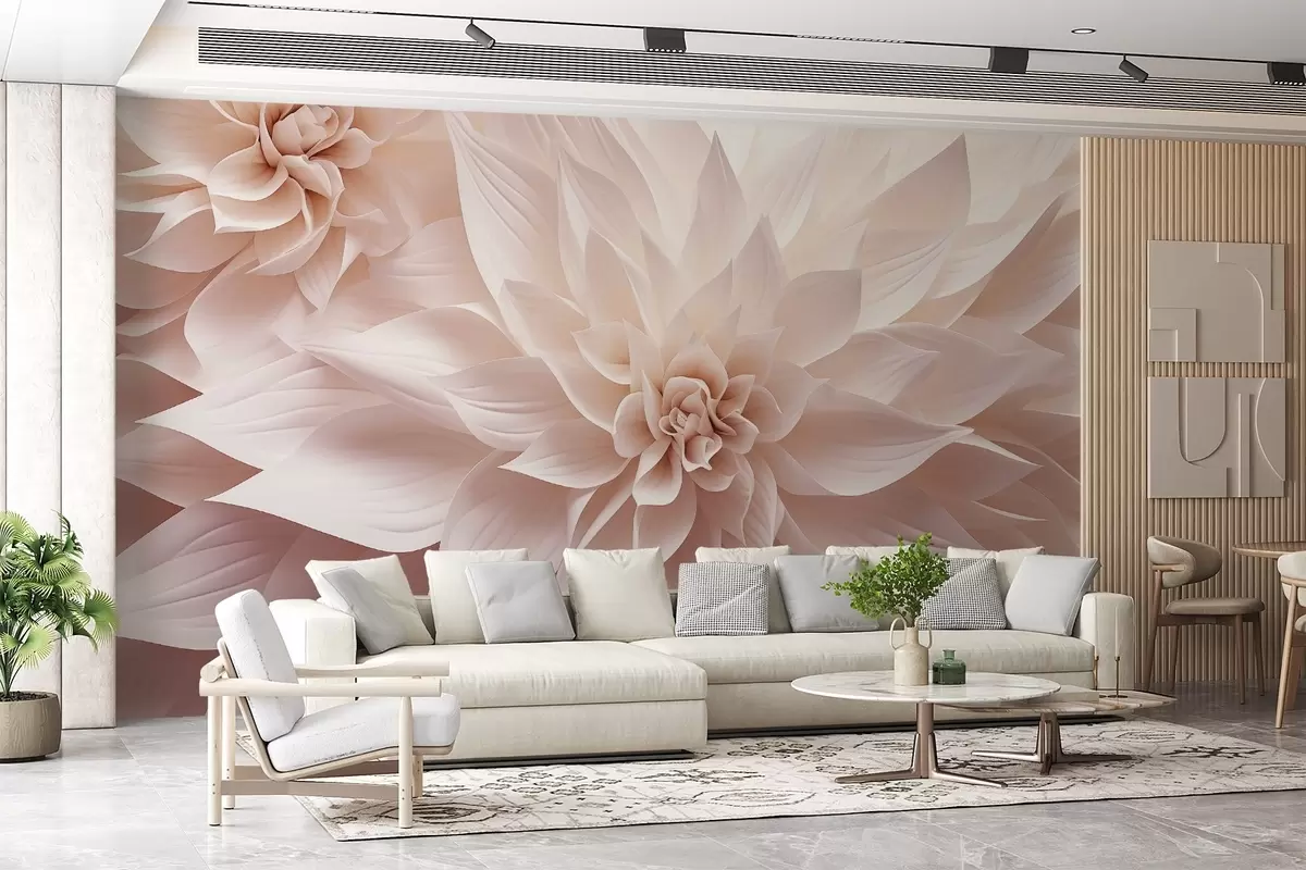 fototapet Flori volumetrice w09173v1