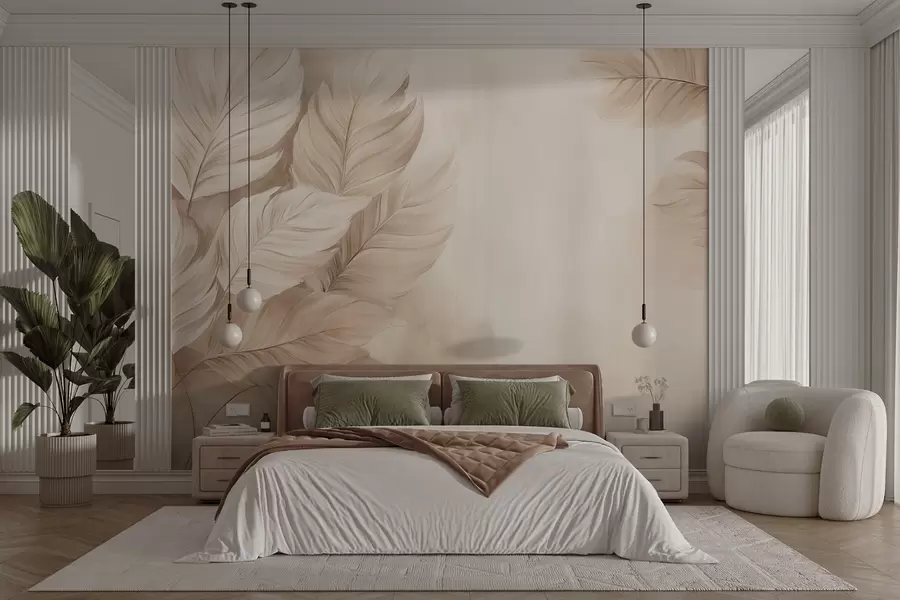 fototapet Frunze pastelate w09175v2