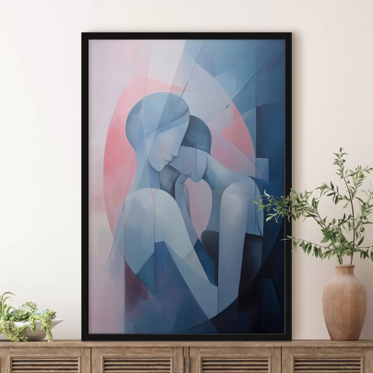 Poster Îmbrățișarea a doi oameni f44667