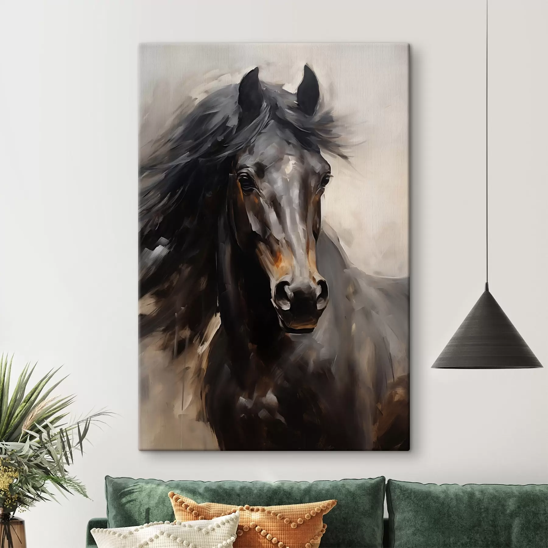 Tablouri Cal negru s44662