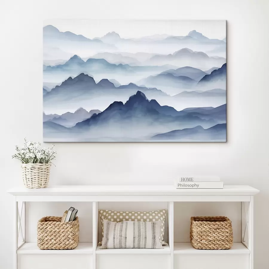 Tablouri Munții în albastru s44685