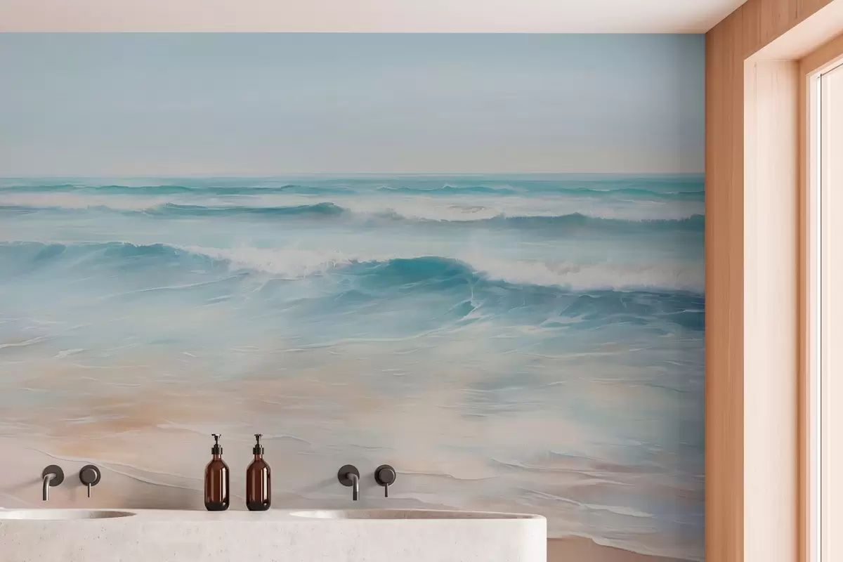 fototapet Pictura de imitație Seascape w04103