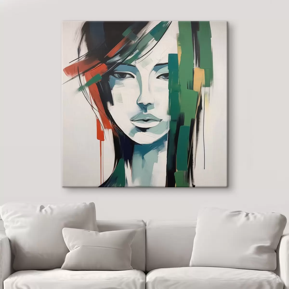 Tablouri Portret luminos imitație de pictură s44698