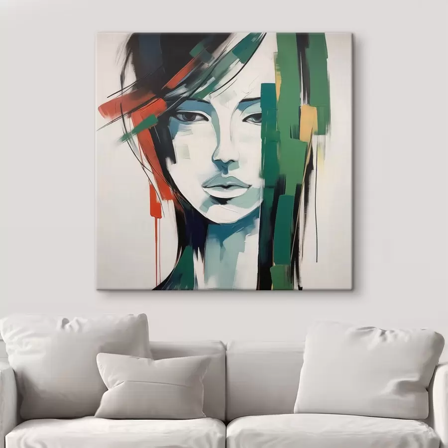 Tablouri Portret luminos imitație de pictură s44698