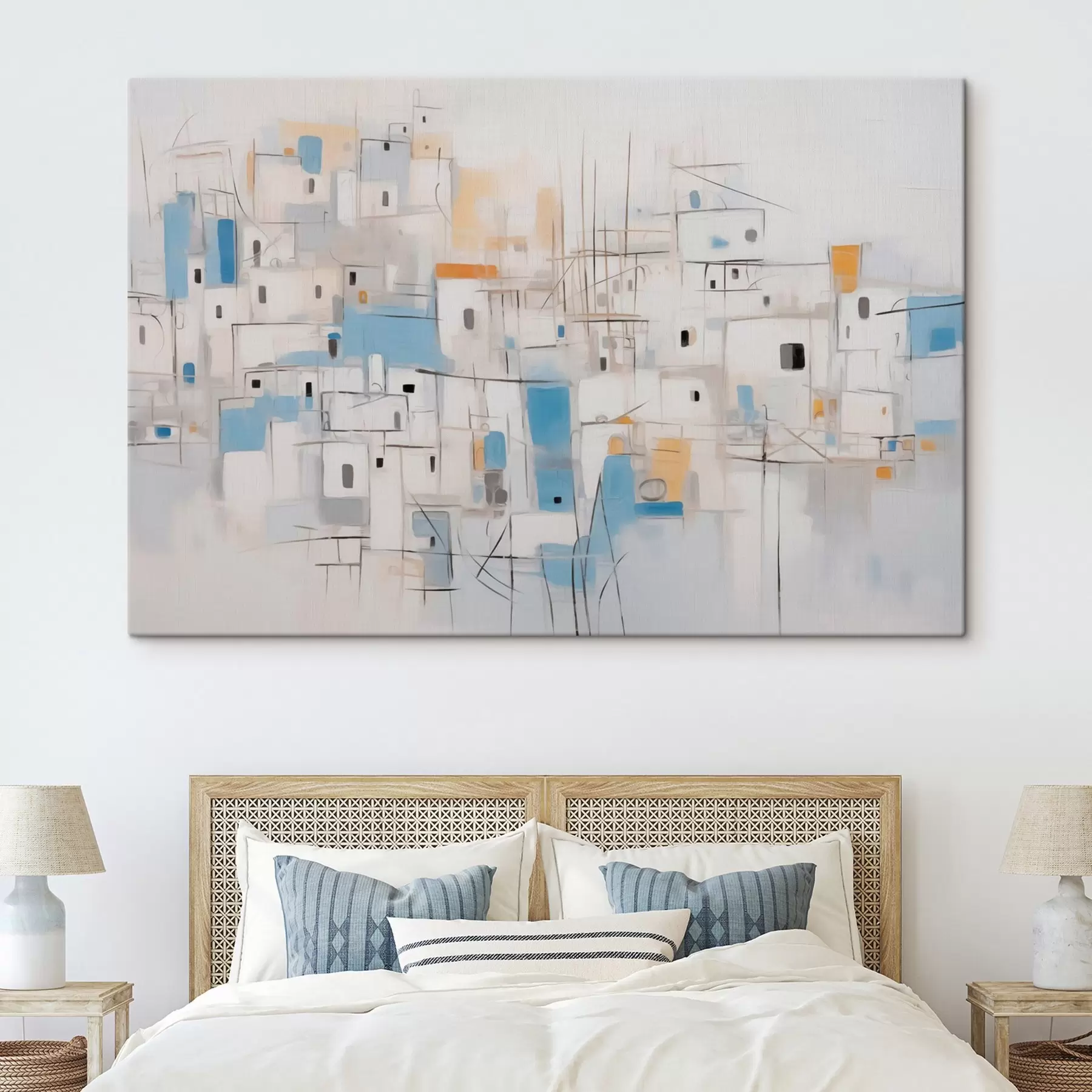 Tablouri Acasă pictură abstractă imitație s44699