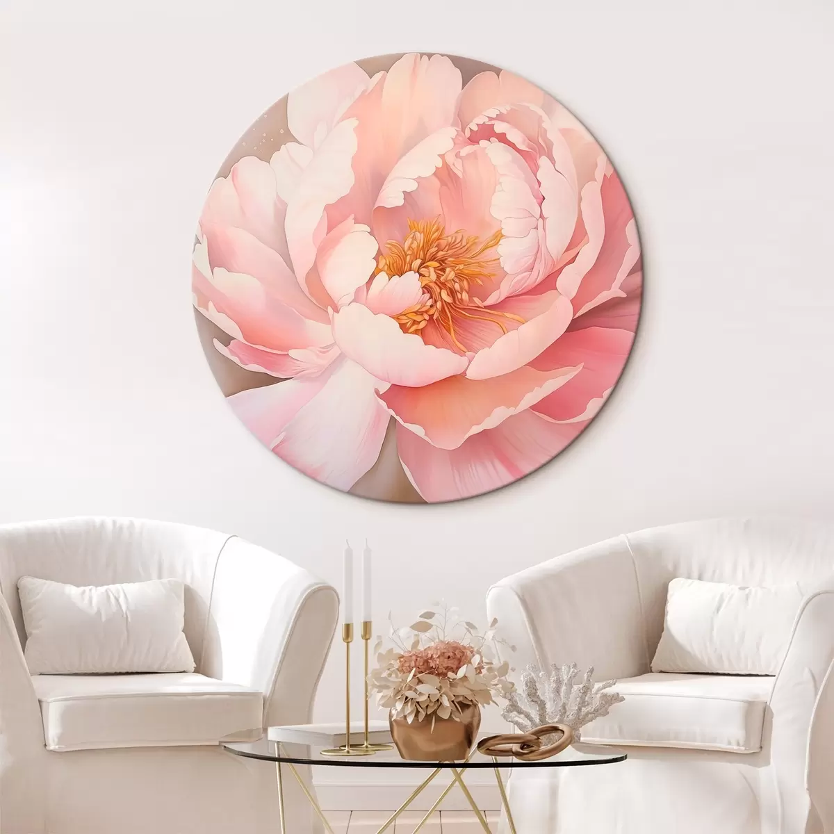 Picturi rotunde Peony r44693
