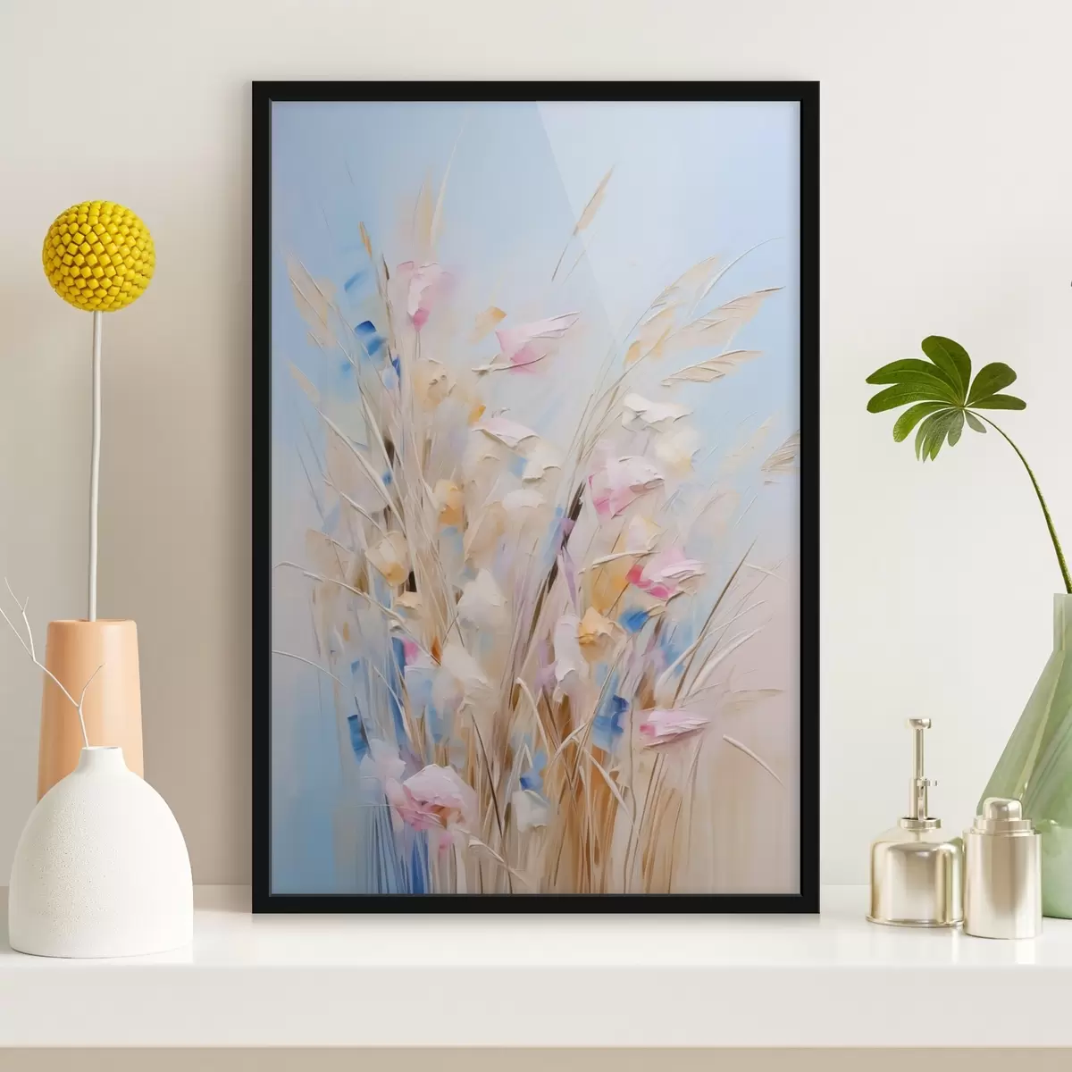 Poster Câmp ierburi imitare pictura f44696