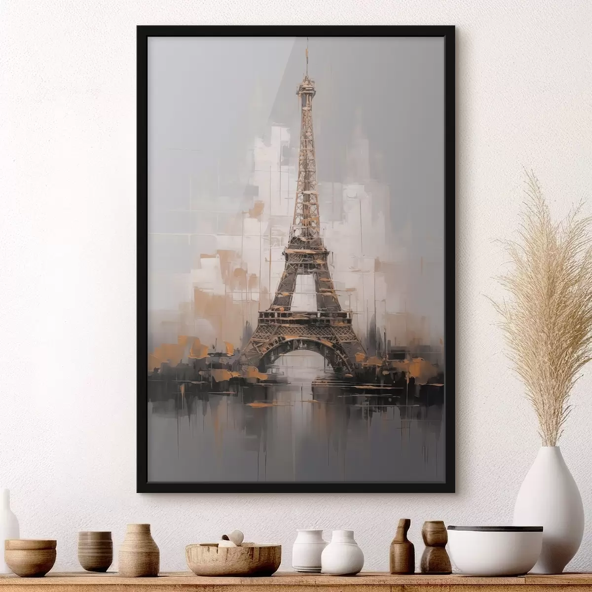 Poster Turnul Eiffel imitație de pictură f44697