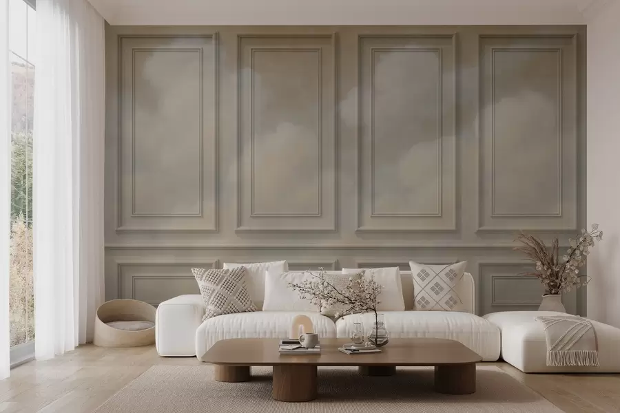 fototapet Imitație de turnare cu nori aerisiți w04110v1