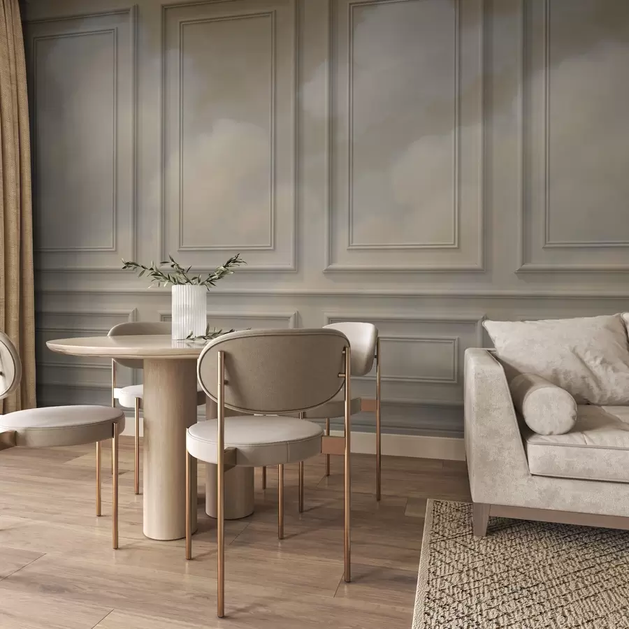 fototapet Imitație de turnare cu nori aerisiți w04110v1