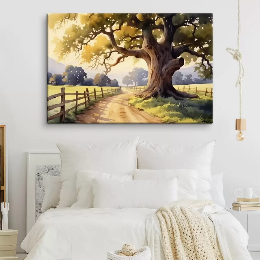 Tablouri o alee pe un drum de țară s44733