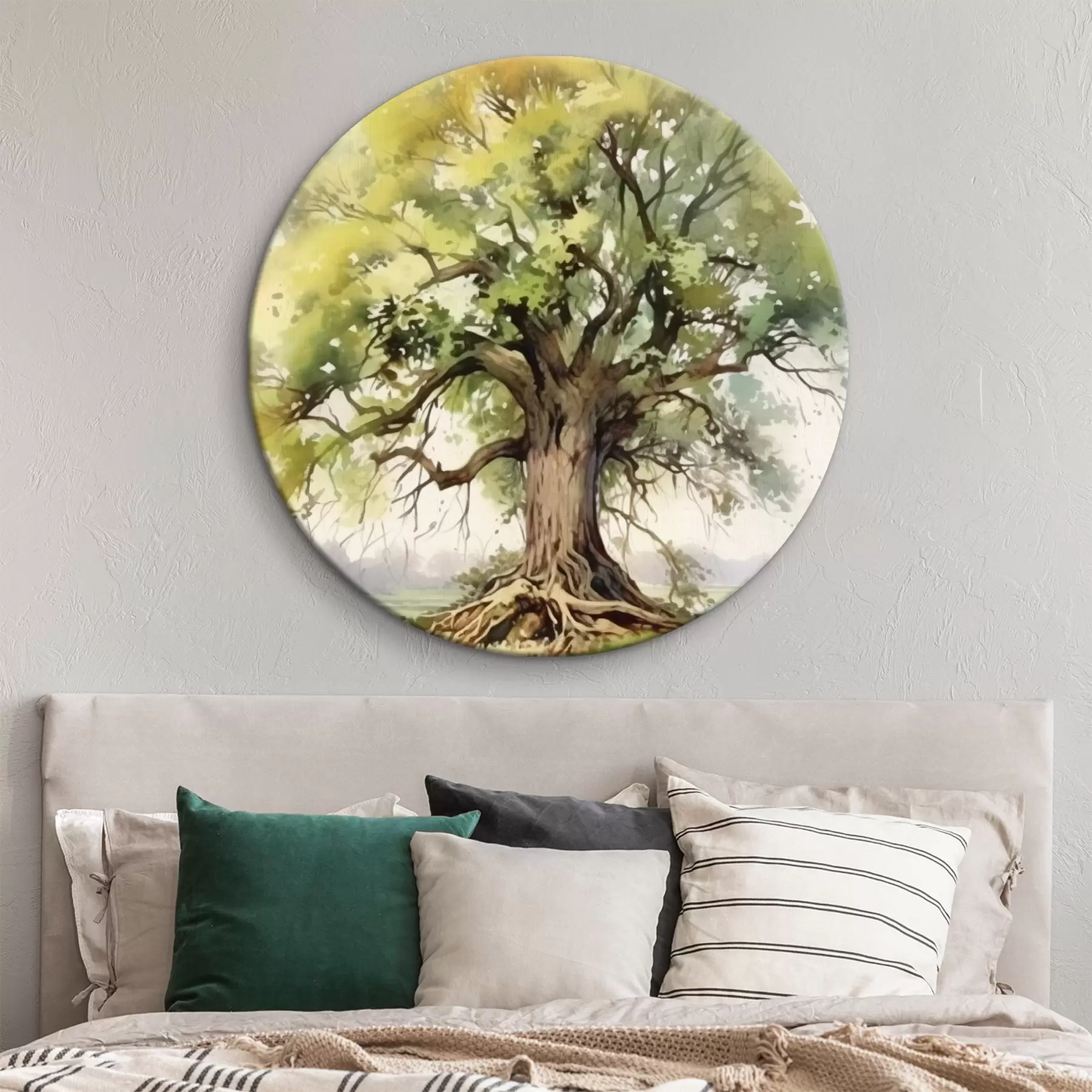 Tablouri Un copac bătrân cu rădăcini întinse r44731