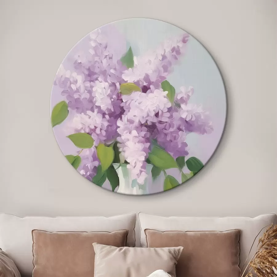 Tablouri Liliac într-o vază albă r44735