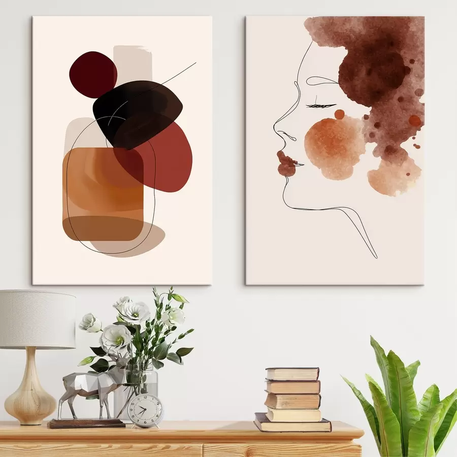 fototapet Contururi delicate m00466