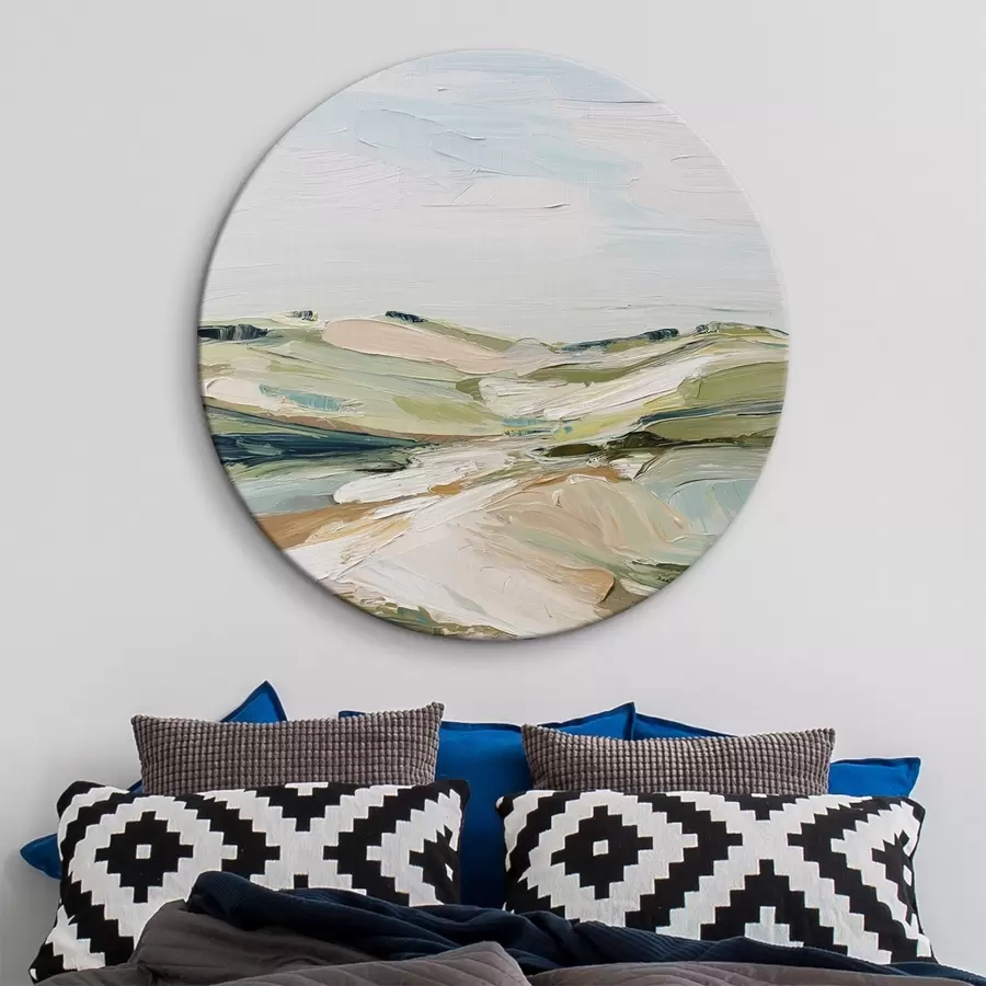 fototapet Coline abstracte în culori moi r44754