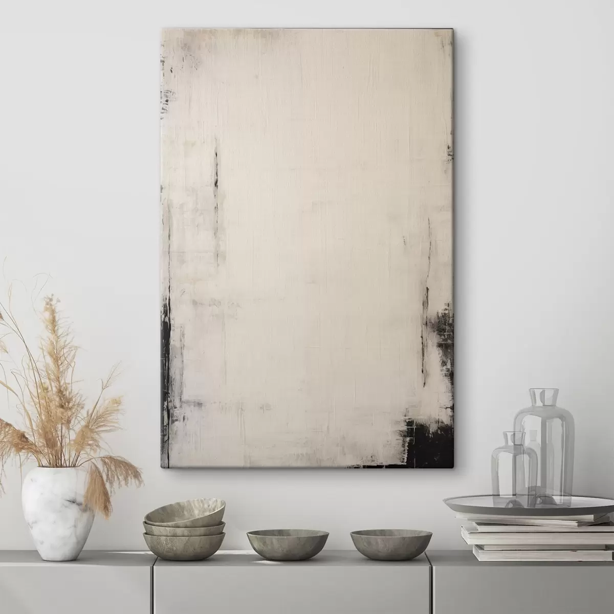 Tablouri Fundal deschis cu tușe întunecate s44741