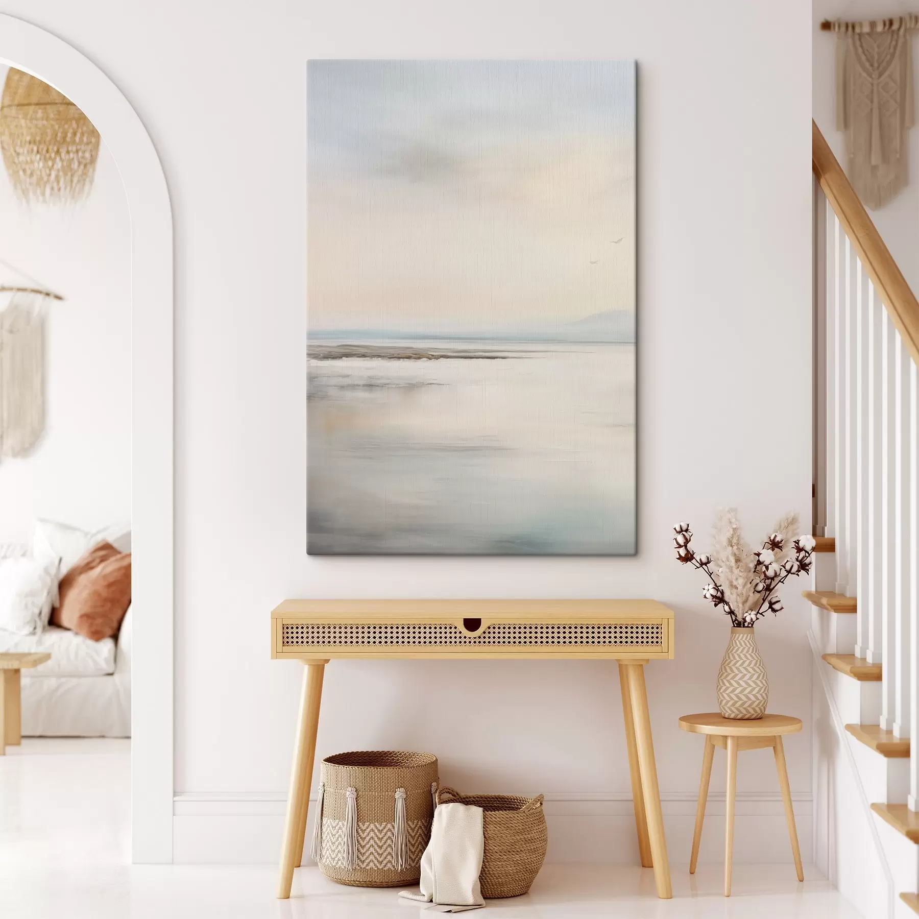 Tablouri Pastel mare cu un orizont s44746