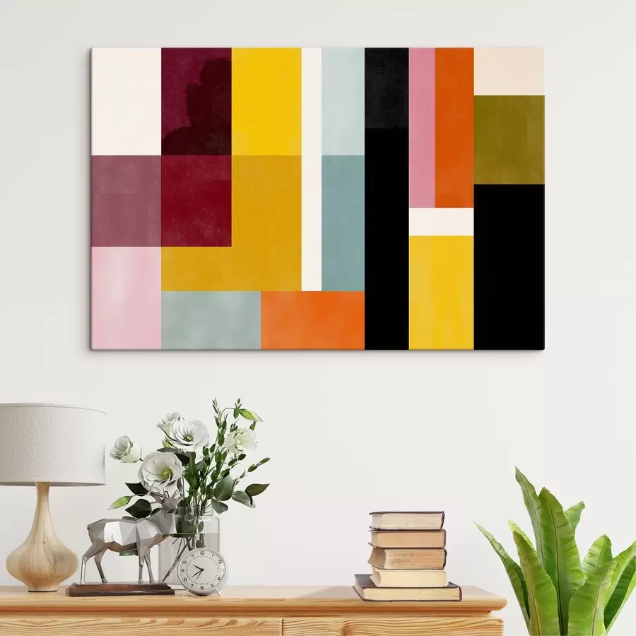 Tablouri Blocuri de culori în stil modern s44755