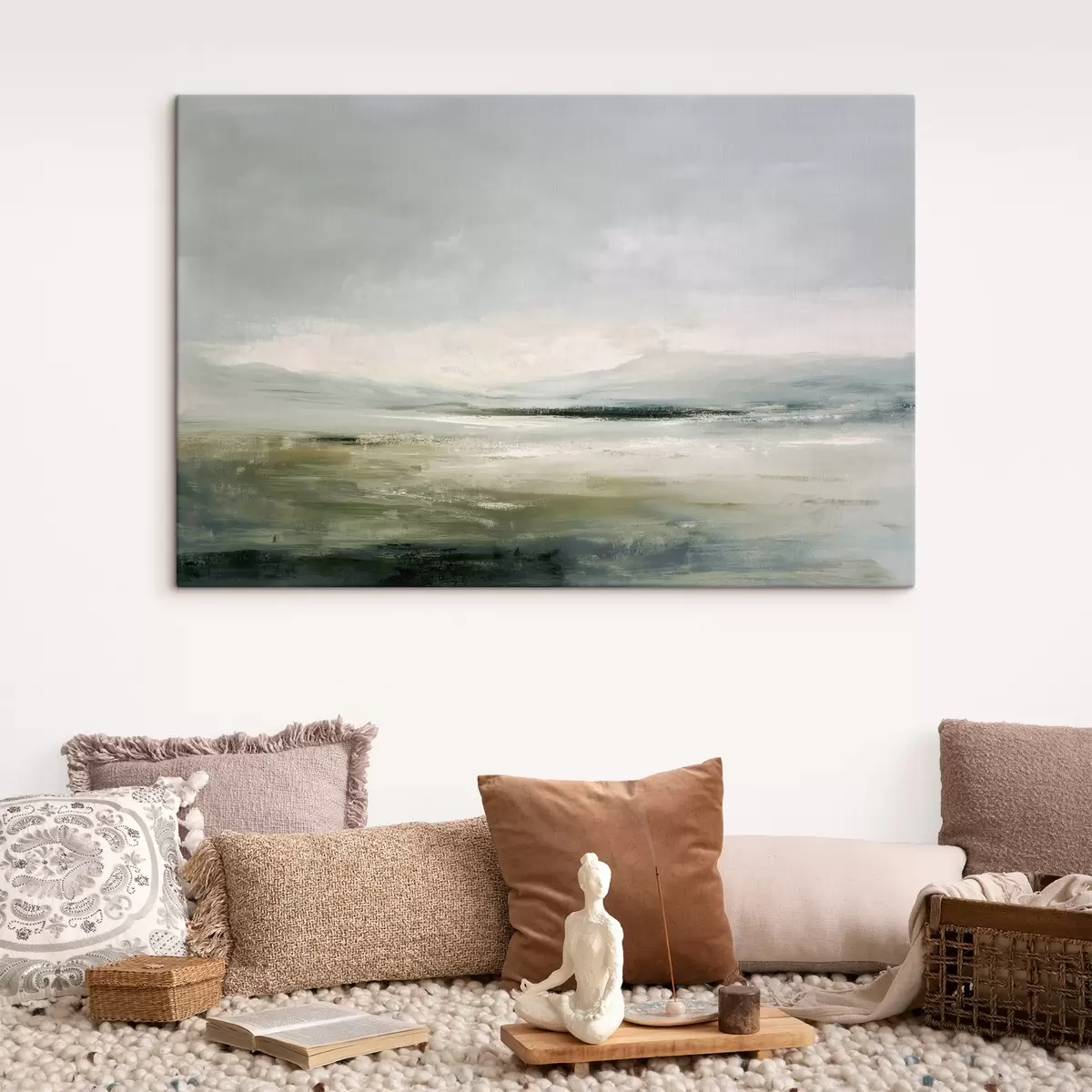 Tablouri Peisaj minimalist cu ceață s44756