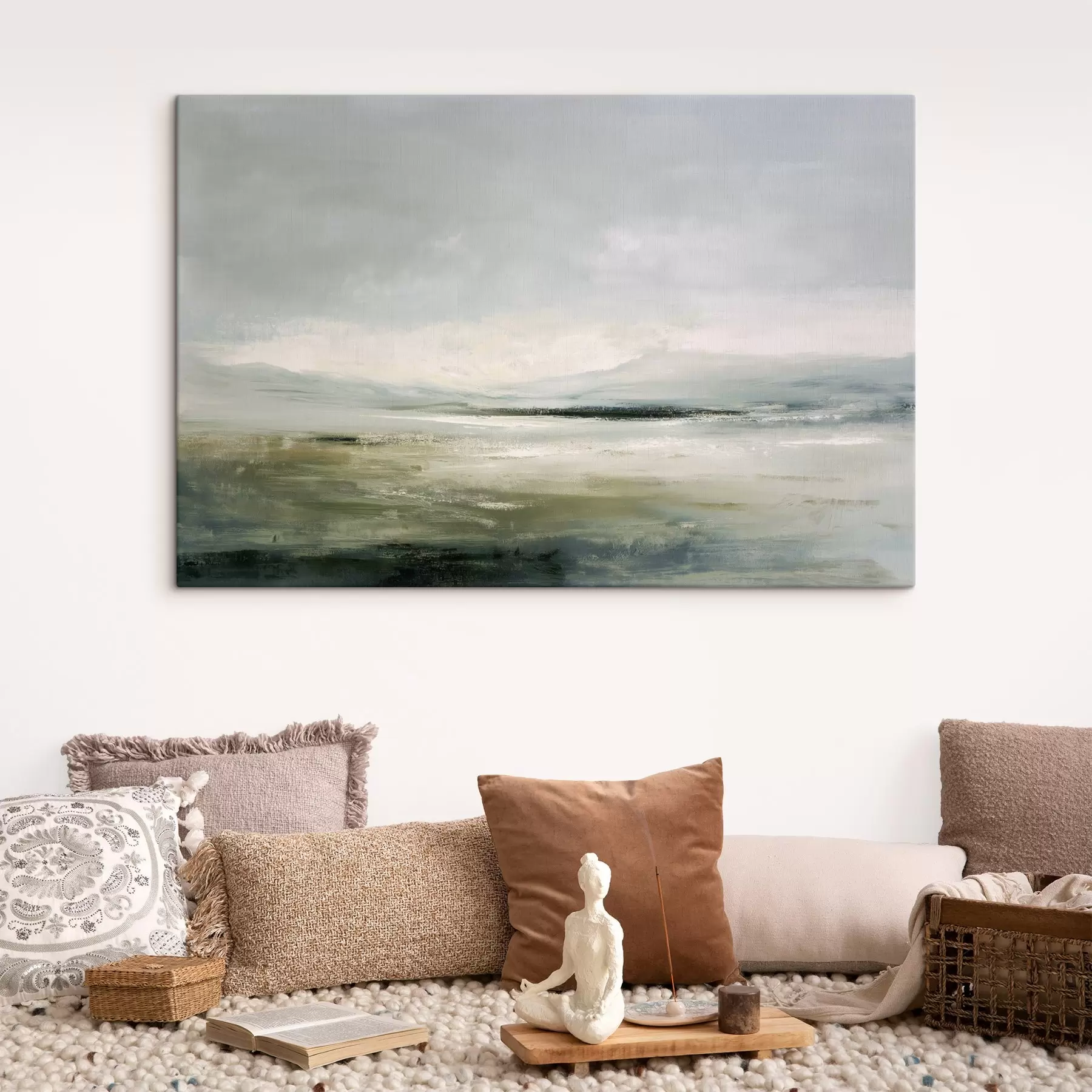 fototapet Peisaj minimalist cu ceață s44756