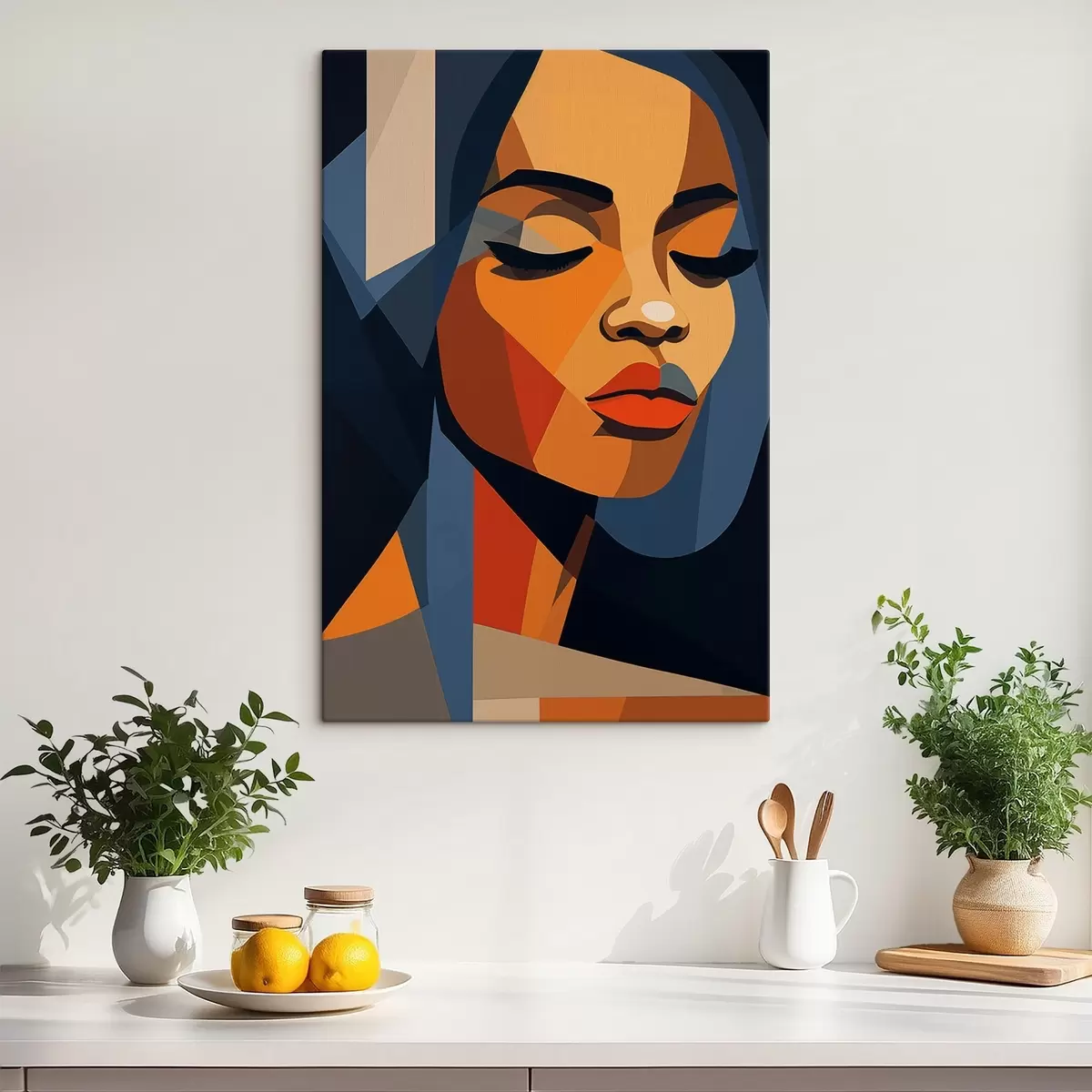 Tablouri Portret grafic cu ochii închiși s44760