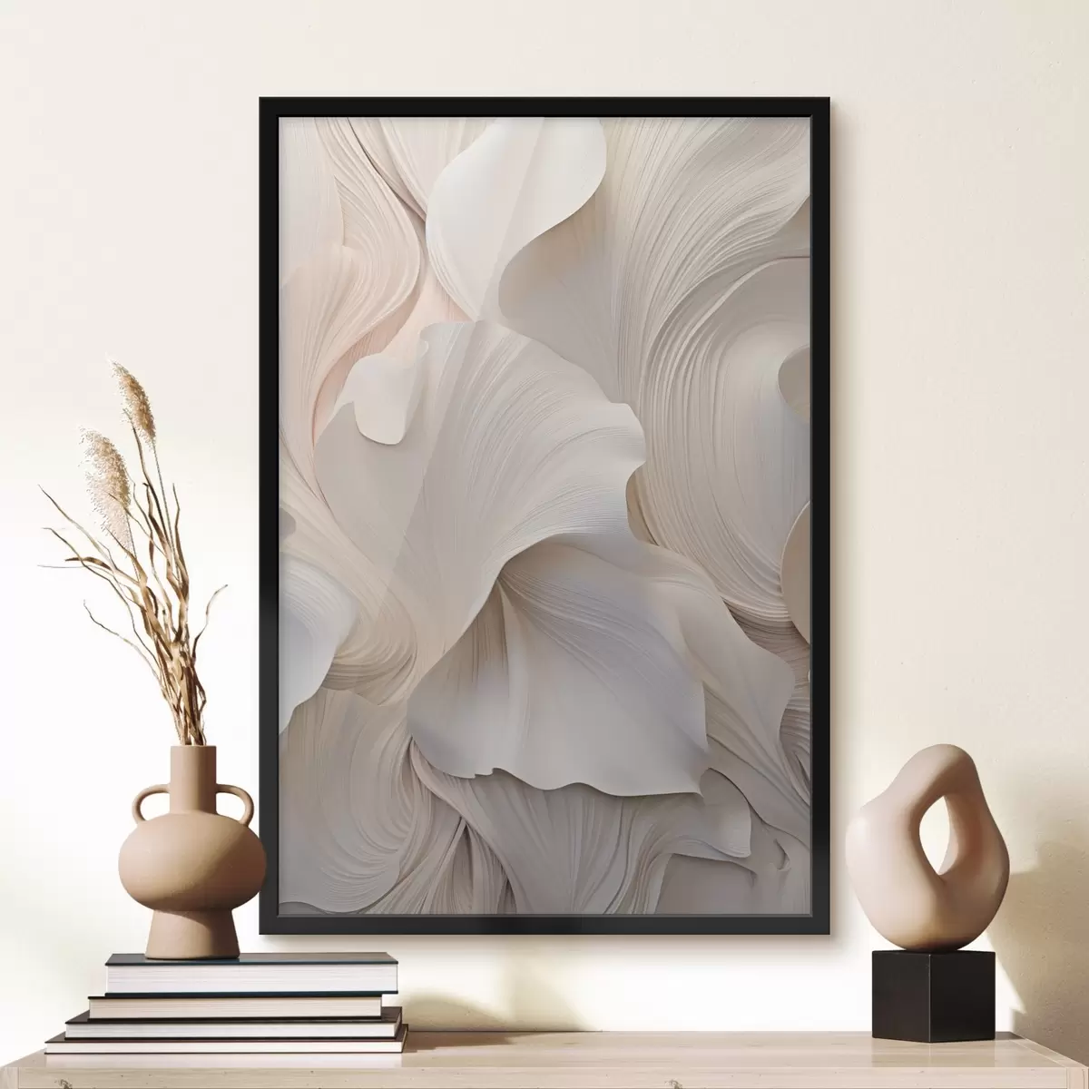 Poster Suprafață texturată în tonuri deschise f44745