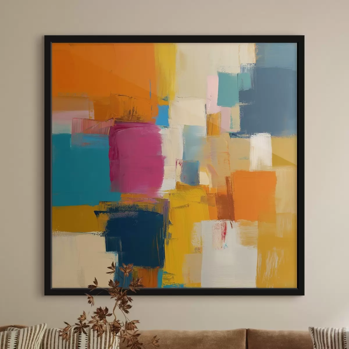 Poster Pete de culoare într-un stil contemporan f44753