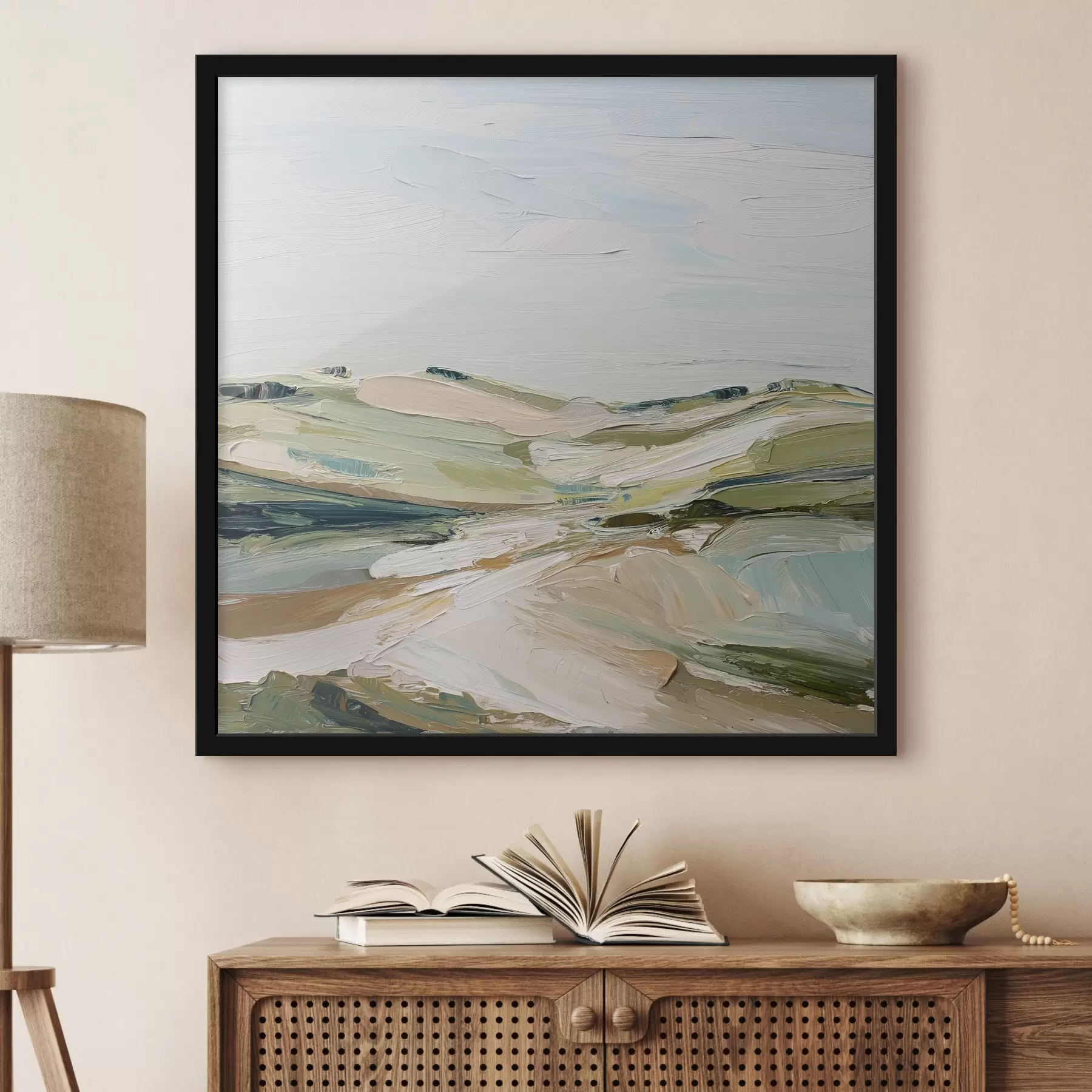 fototapet Coline abstracte în culori moi f44754