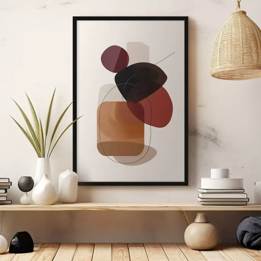 fototapet Compoziție în paletă de vin și maro f44758