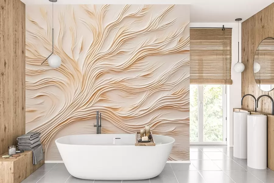 fototapet Pictura imitare copac w04124