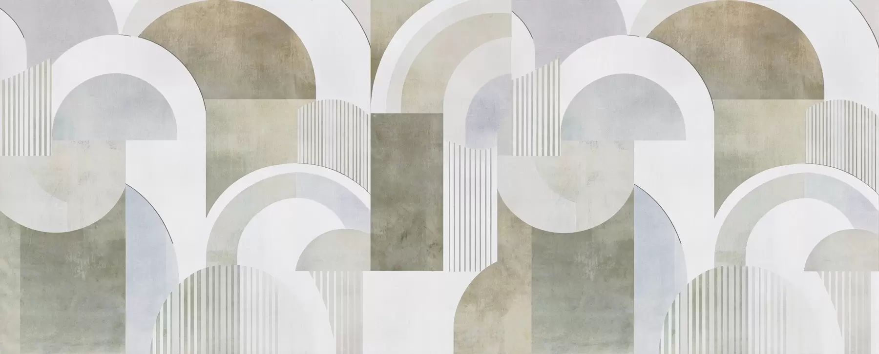 fototapet Geometrie abstractă în stil Art Deco cu efect retro w04079