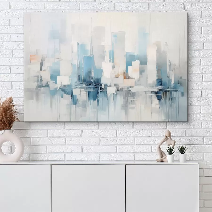 Tablouri Pictura abstractă de imitație a orașului s44768