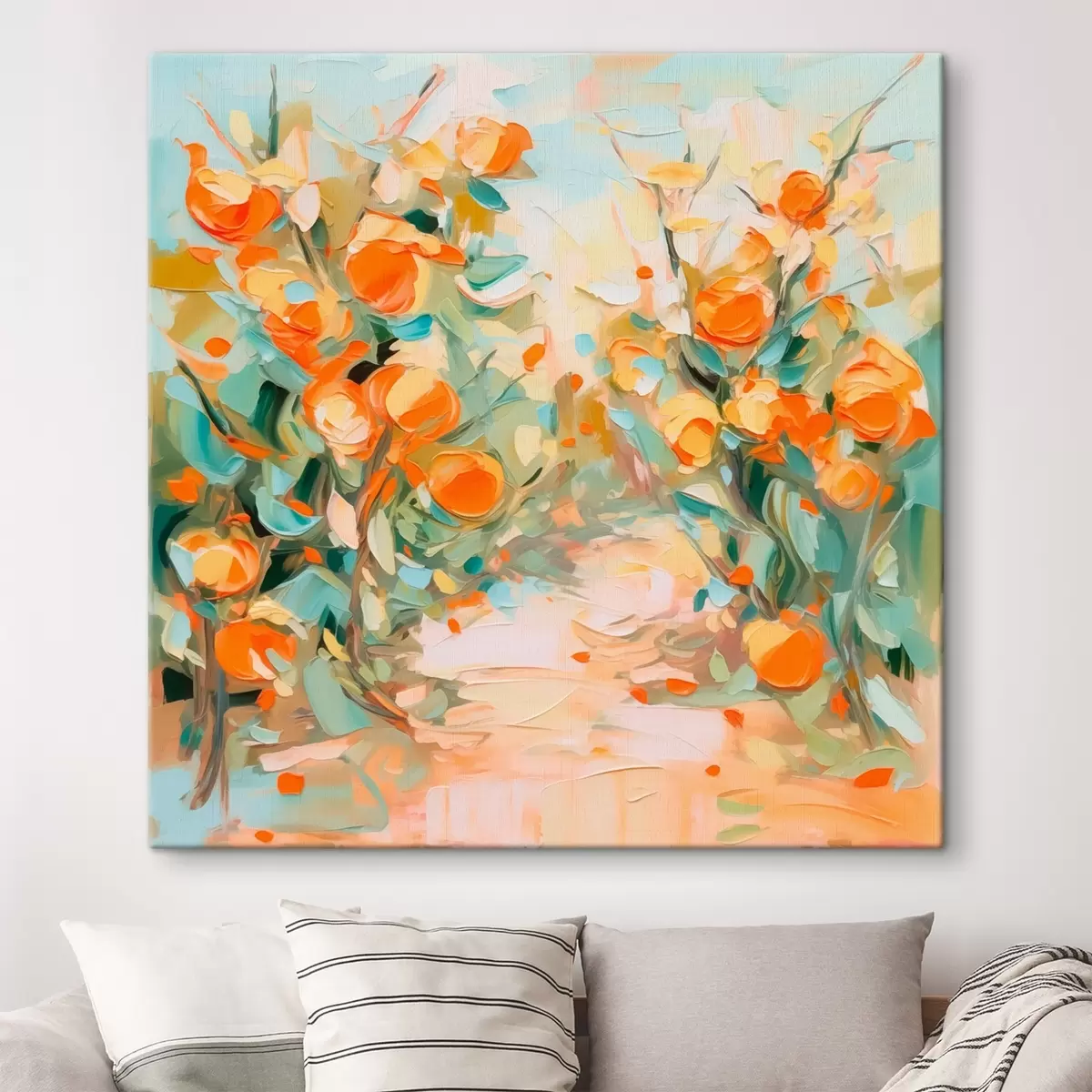 Tablouri Pictura abstractă de imitație Orange Grove s44772