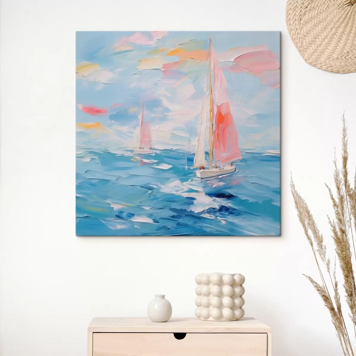 Tablouri Sailboats în mare pictura imitație s44780