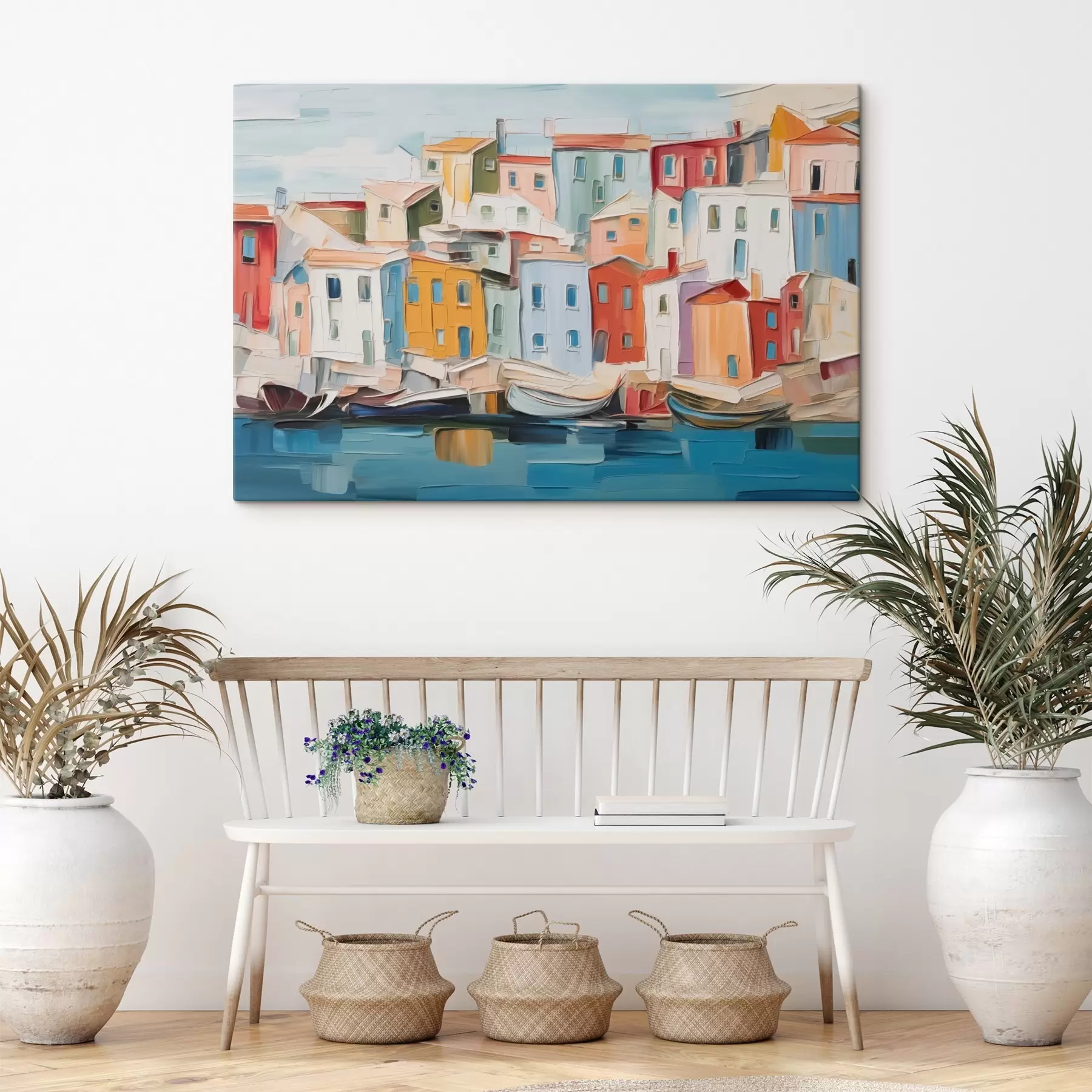 Tablouri Case de oraș abstracte s44783