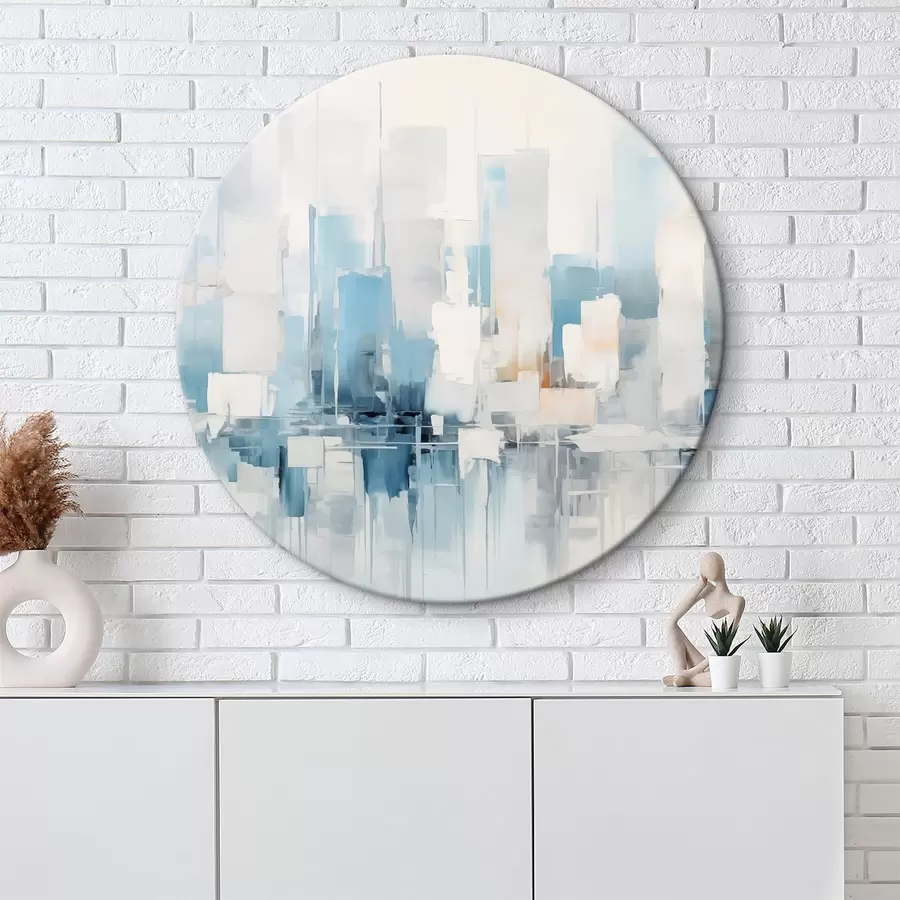 fototapet Pictura abstractă de imitație a orașului r44768