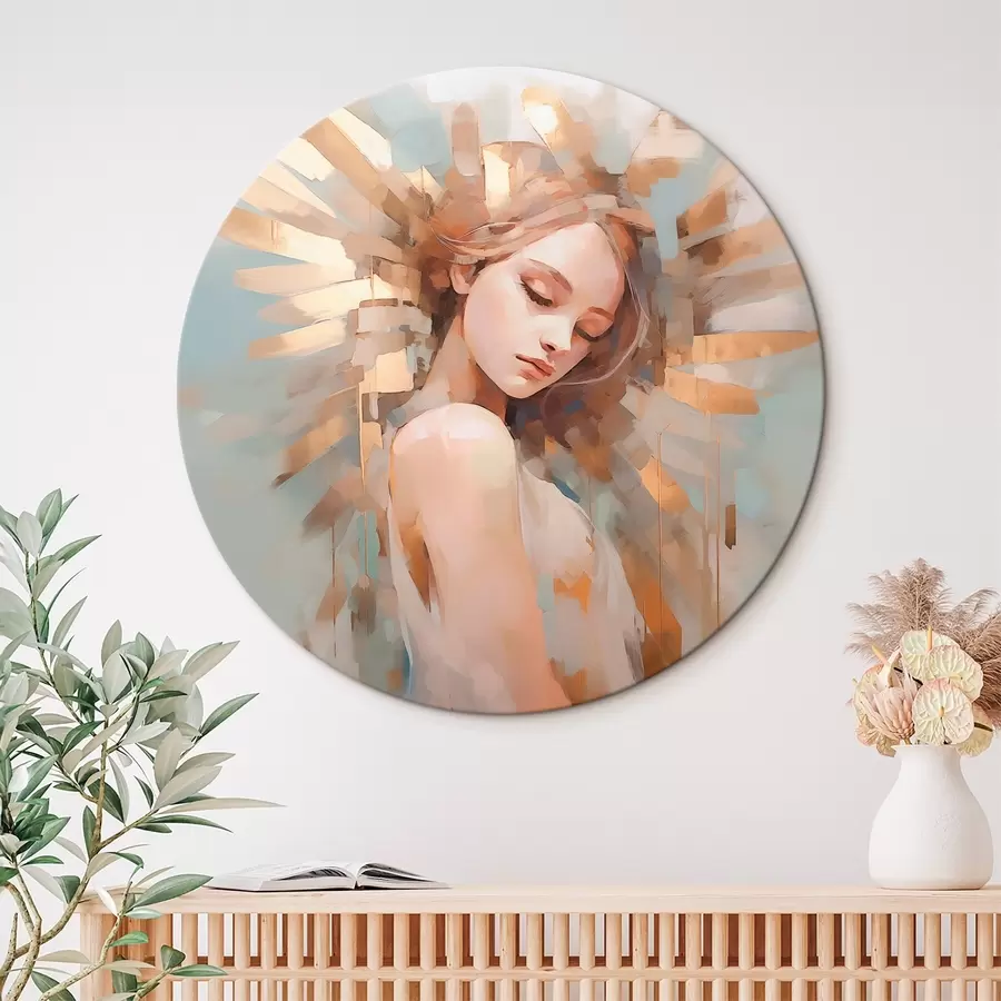 Tablouri Portret abstract imitație de pictură r44774