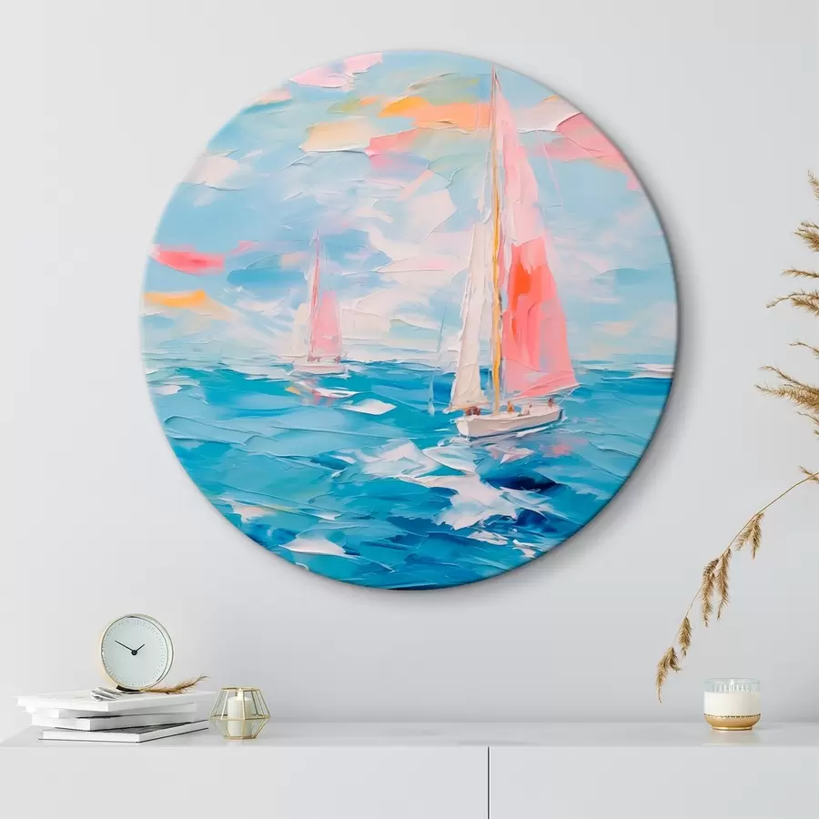 Tablouri Sailboats în mare pictura imitație r44780