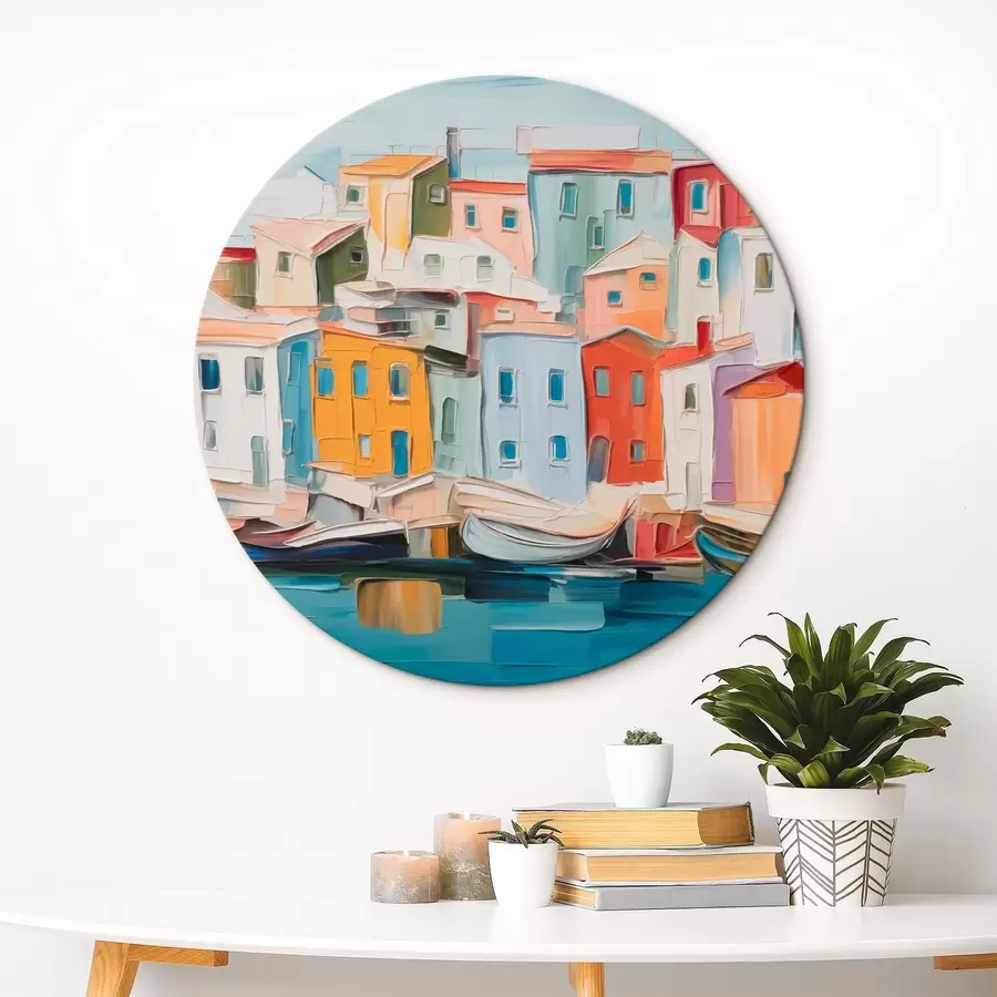 Tablouri Case de oraș abstracte r44783