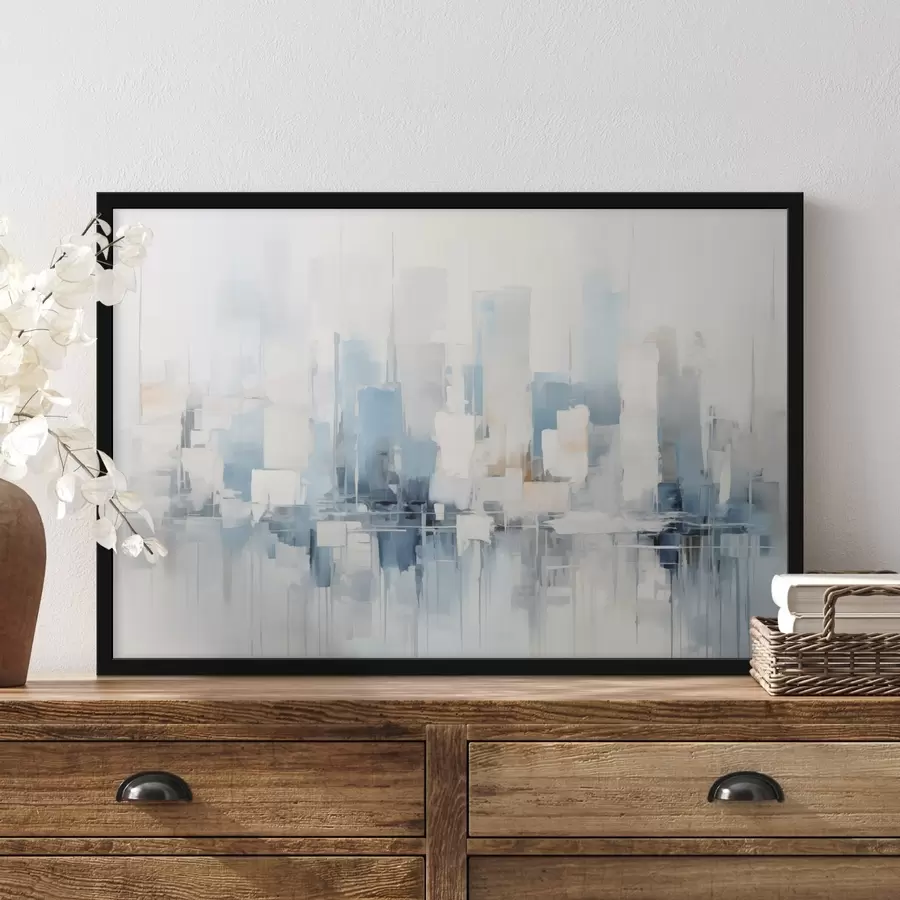 fototapet Pictura abstractă de imitație a orașului f44768