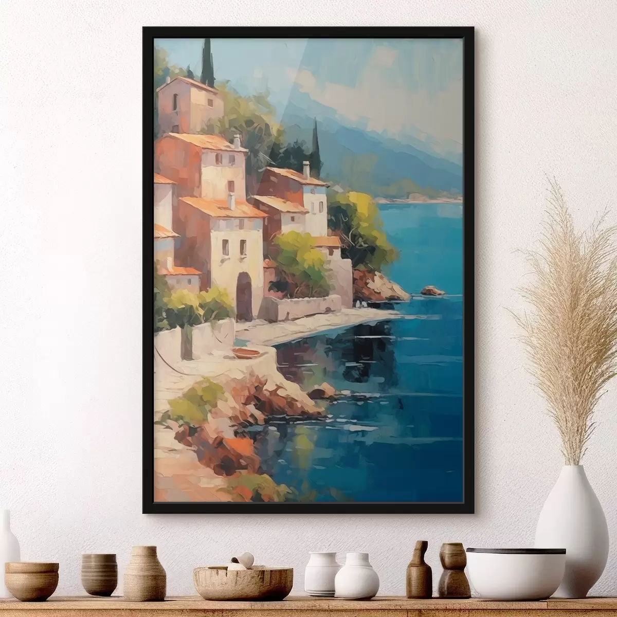 Poster Case prin imitarea picturii în golf f44773