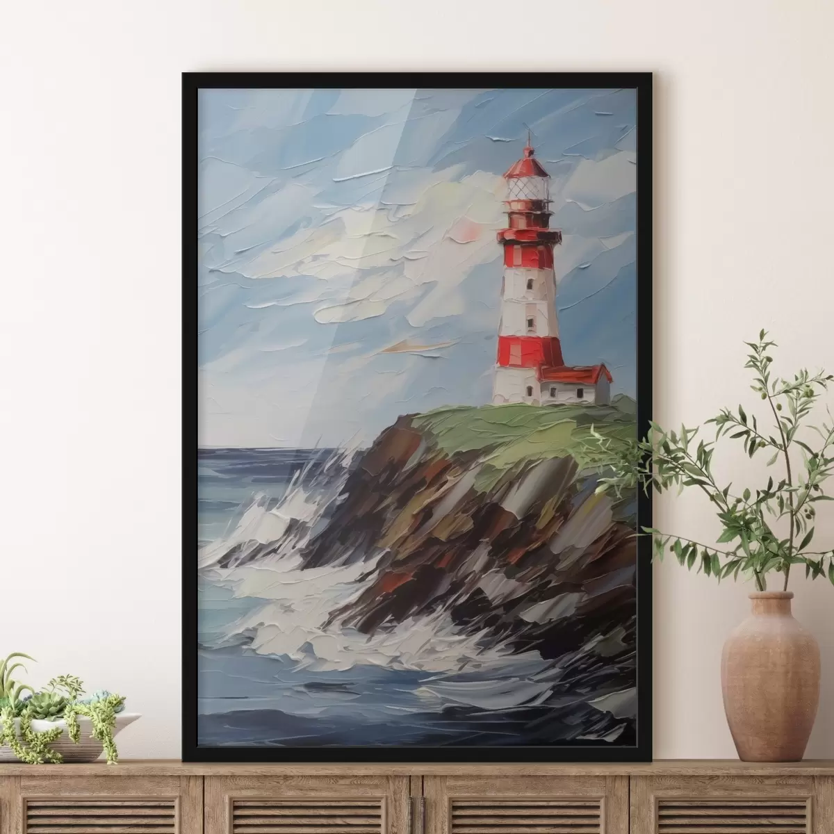 Poster Pictura de imitație a farului f44782