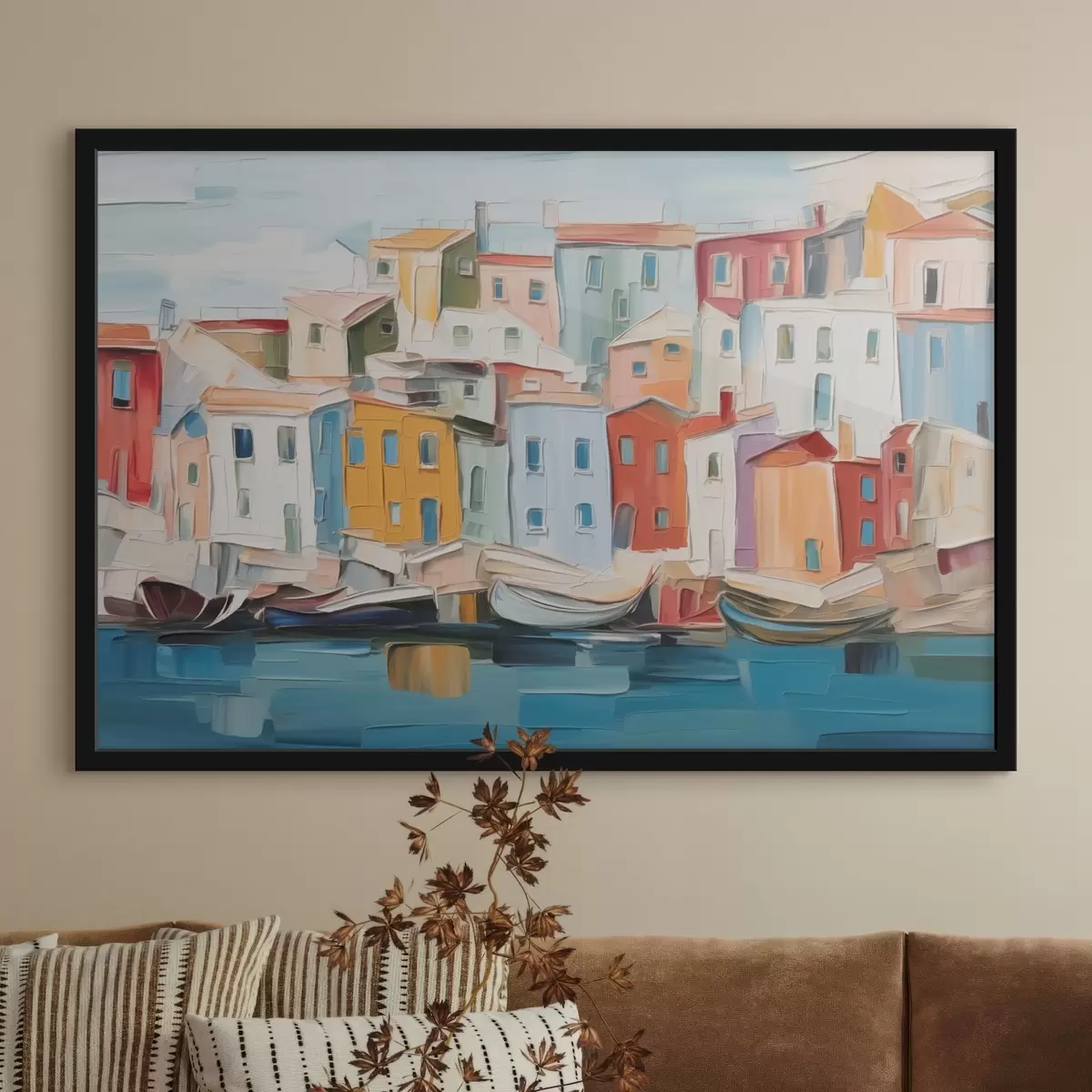 Poster Case de oraș abstracte f44783