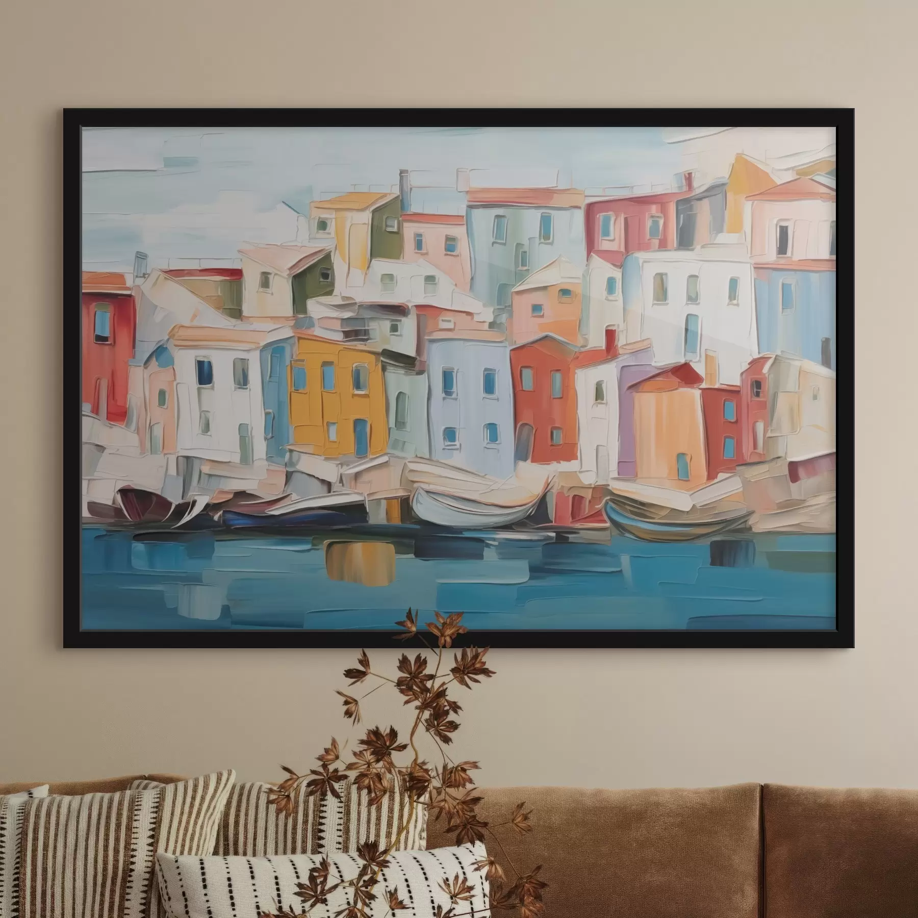 Tablouri Case de oraș abstracte f44783