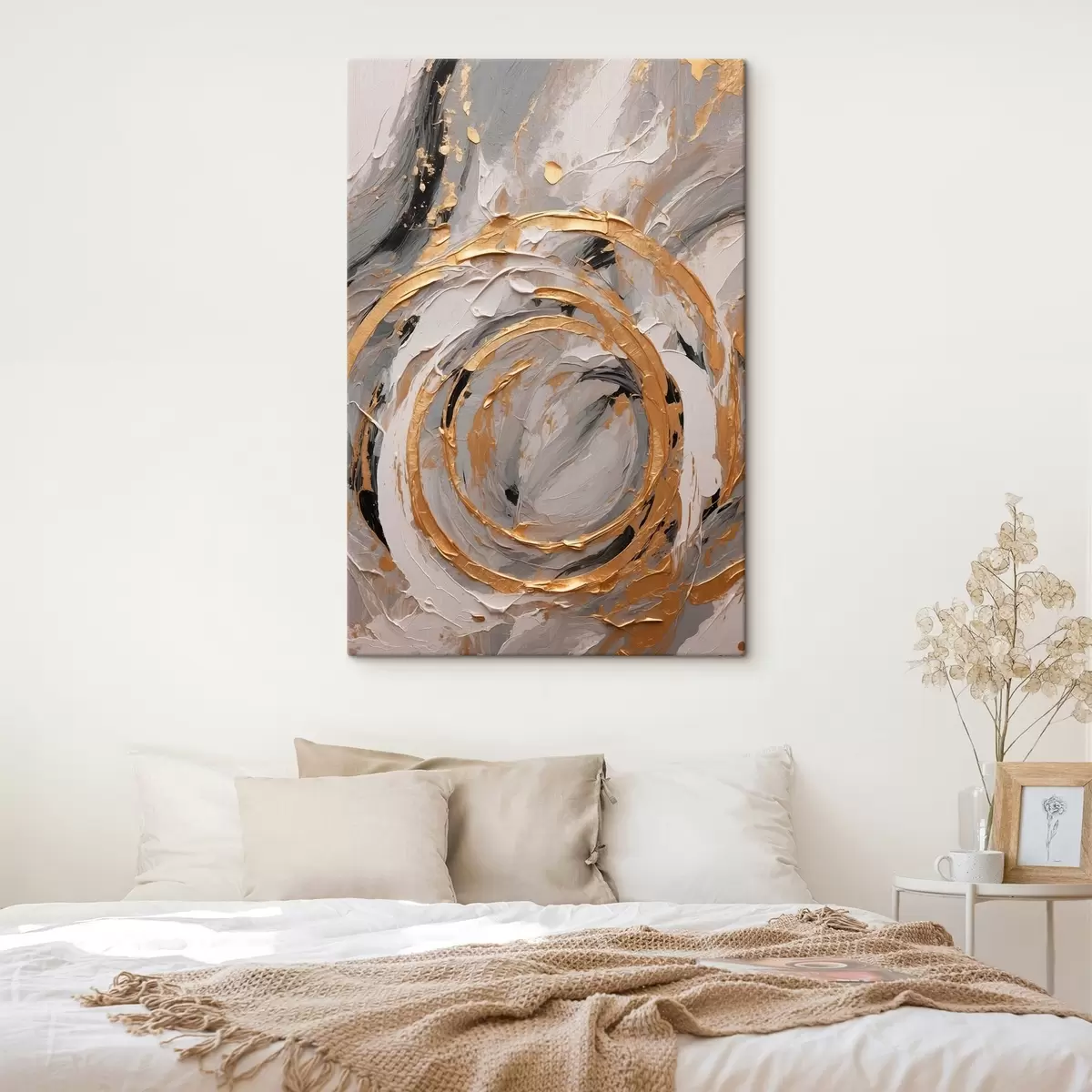 Tablouri Textură abstractă cu cercuri și pasteluri s44876